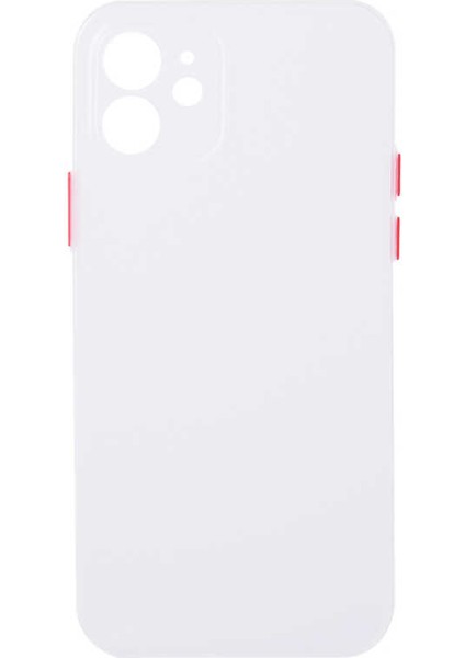 Apple iPhone 12 Mini Kılıf ​​​​zore Slims Kapak-Renksiz