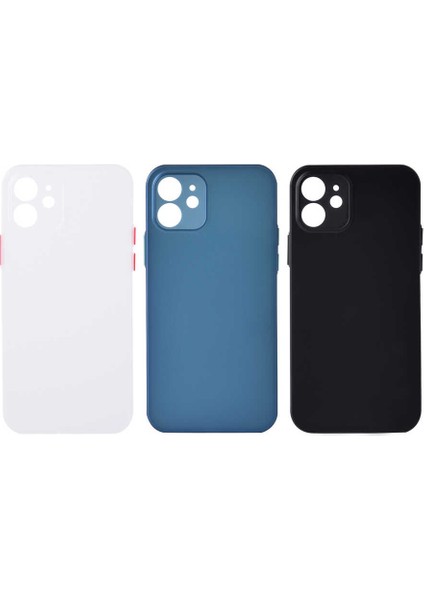 Apple iPhone 12 Mini Kılıf ​​​​zore Slims Kapak-Renksiz