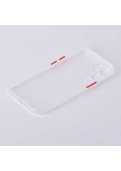 Apple iPhone 12 Mini Kılıf ​​​​zore Slims Kapak-Renksiz