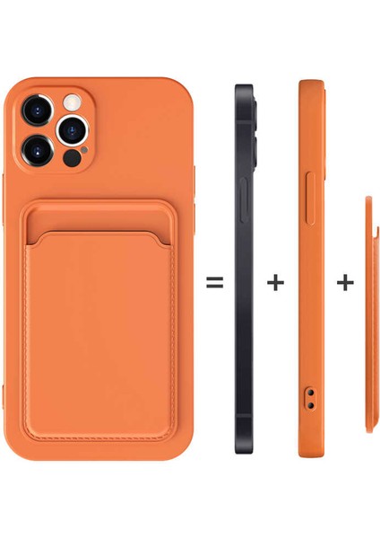 Apple iPhone 12 Pro Kılıf ​​zore Ofix Kapak-Turuncu