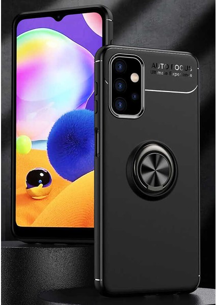 Galaxy A32 5g Kılıf Zore Ravel Silikon Kapak-Siyah-Rose Gold