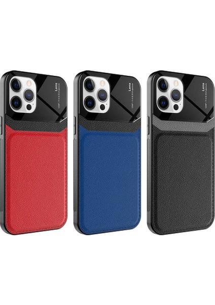 Apple iPhone 12 Pro Kılıf ​zore Emiks Kapak-Kırmızı