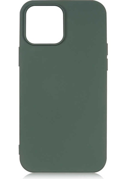 Apple iPhone 13 Pro Max Kılıf Zore Lsr Laaakan Kapak-Koyu Yeşil