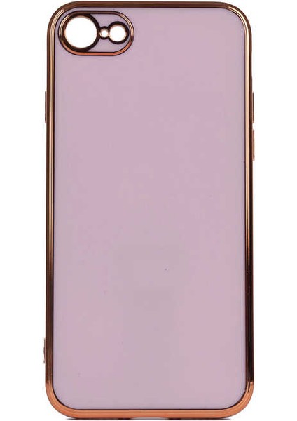 Apple iPhone 8 Kılıf Zore Bark Kapak-Lila