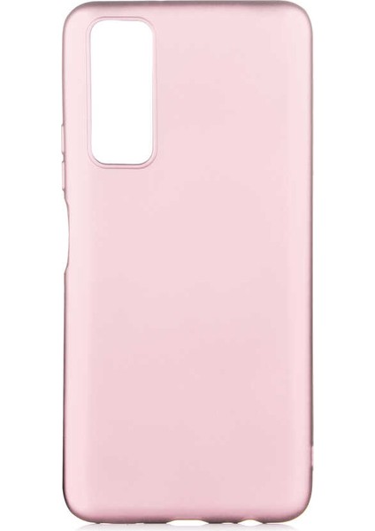 Huawei P Smart 2021 Kılıf Zore Premier Silikon Kapak-Rose Gold