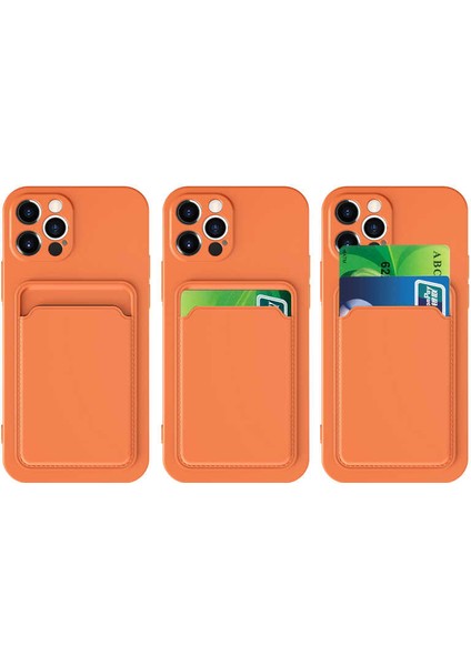 Apple iPhone 12 Pro Max Kılıf ​​zore Ofix Kapak-Koyu Turuncu