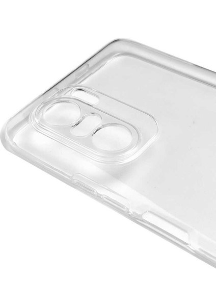 Xiaomi Poco F3 Kılıf Zore Kamera Korumalı Süper Silikon Kapak-Renksiz
