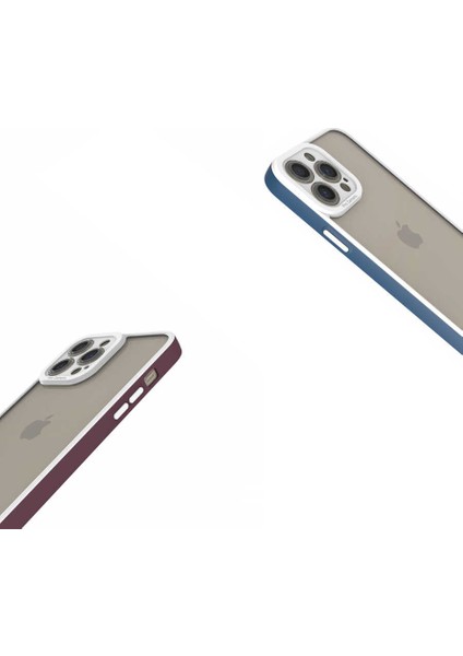 Apple iPhone 13 Pro Max Kılıf Zore Mima Kapak-Mürdüm