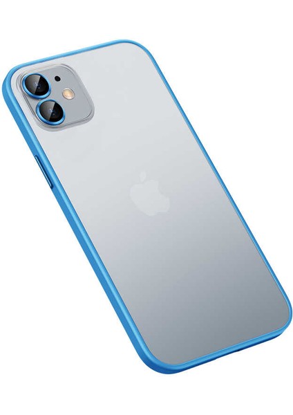 Apple iPhone 11 Uyumlu Zore Retro Kapak-Mavi
