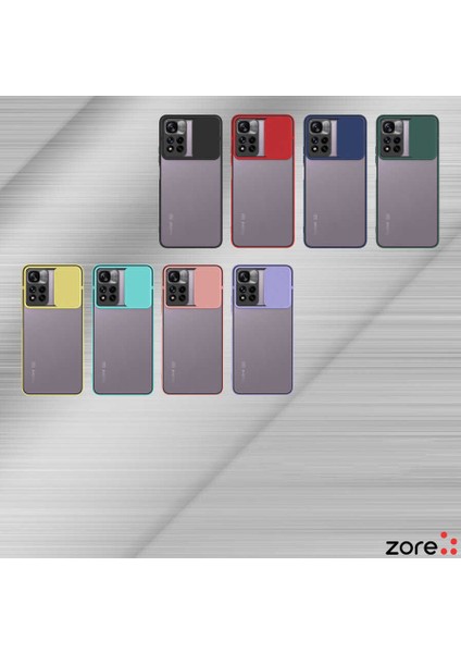Xiaomi Redmi ZORE Infinix Note 11 Pro Plus 5g Kılıf Zore Lensi Kapak-Turkuaz