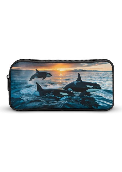 Kalem Kutusu Büyük Kapasiteli Kalem Çantası Kırtasiye Organizatör Ev Ofis Için Makyaj Çantası-Style 36 (Yurt Dışından)