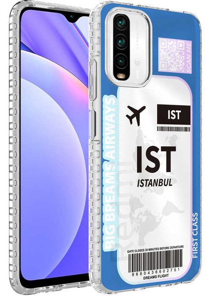 Xiaomi Redmi Note 10S Kılıf Airbag Kenarlı Renkli Desenli Silikon Zore Elegans Kapak-No4