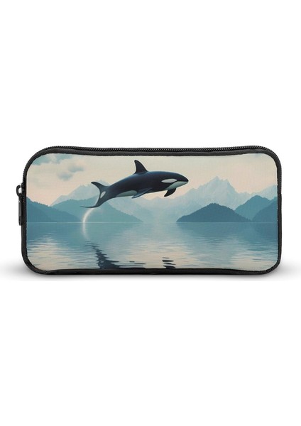 Kalem Kutusu Büyük Kapasiteli Kalem Çantası Kırtasiye Organizatör Ev Ofis Için Makyaj Çantası-Style 21 (Yurt Dışından)