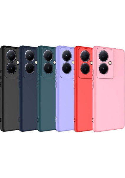 Vivo V29 Lite 5g Kılıf Zore Mara Laaakan Kapak-Lacivert