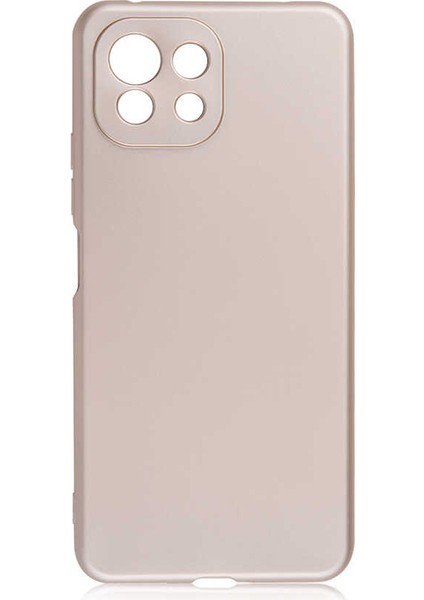 Xiaomi Mi 11 Lite Kılıf Zore Premier Silikon Kapak-Gold