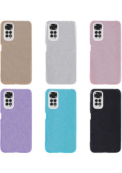 Xiaomi Redmi Note 11S Global Kılıf Zore Shining Silikon-Pembe
