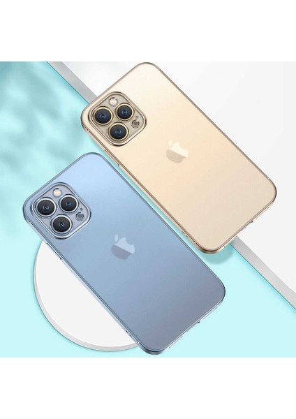 Apple iPhone 12 Kılıf Zore Mat Gbox Kapak-Gümüş