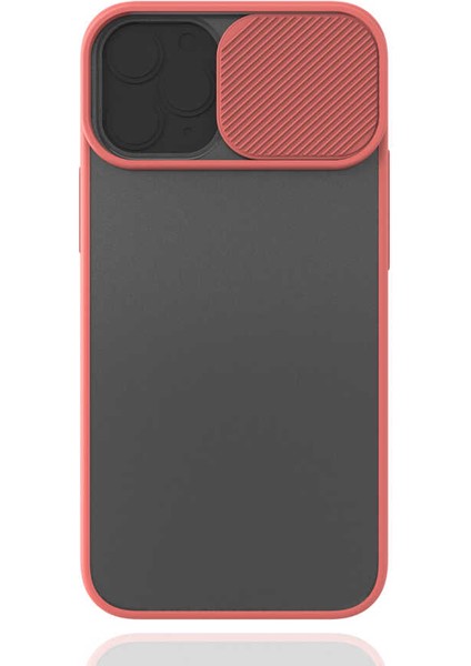 Apple iPhone 12 Mini Kılıf Zore Lensi Kapak-Pembe Açık