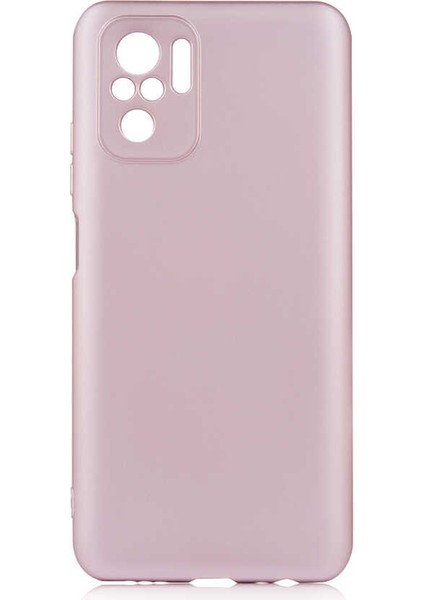 Xiaomi Poco M5S Kılıf Zore Premier Silikon Kapak-Rose Gold