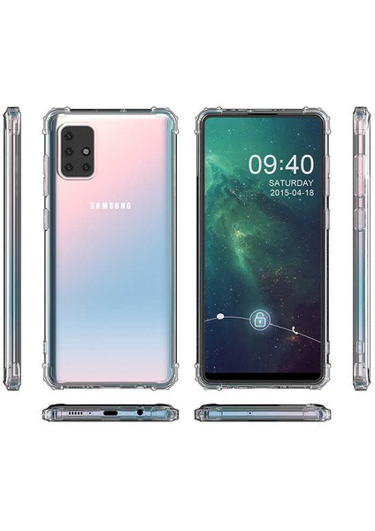 Galaxy M31S Kılıf Zore Nitro Anti Shock Silikon-Renksiz