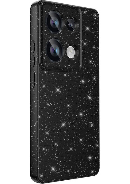 Xiaomi Redmi Note 13 Pro 4g Kılıf Kamera Korumalı Simli Lüks Zore Koton Kapak-Gri