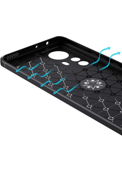 Xiaomi Mi 12 Pro Kılıf Zore Ravel Silikon Kapak-Siyah-Mavi