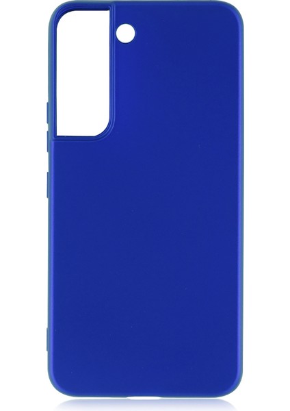 Galaxy S22 Kılıf Zore Premier Silikon Kapak-Saks Mavi