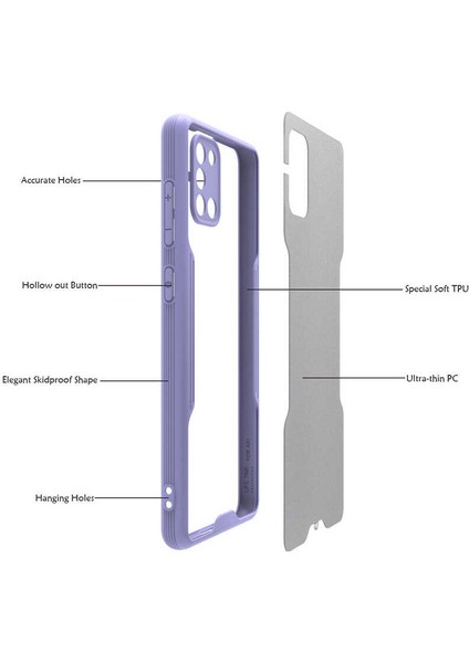 Galaxy A31 Kılıf Zore Parfe Kapak-Kırmızı
