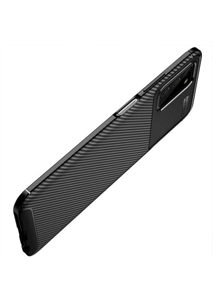 Galaxy A03S Kılıf Zore Negro Silikon Kapak-Siyah