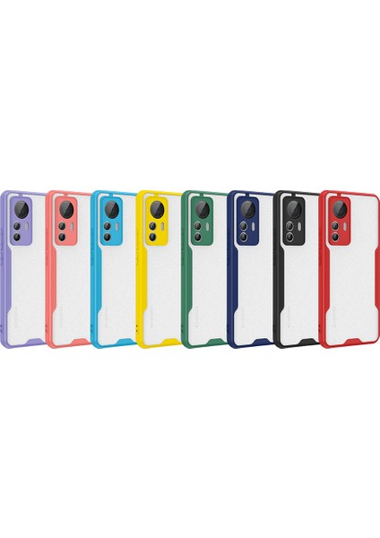 Xiaomi Mi 12T Kılıf Zore Parfe Kapak-Siyah