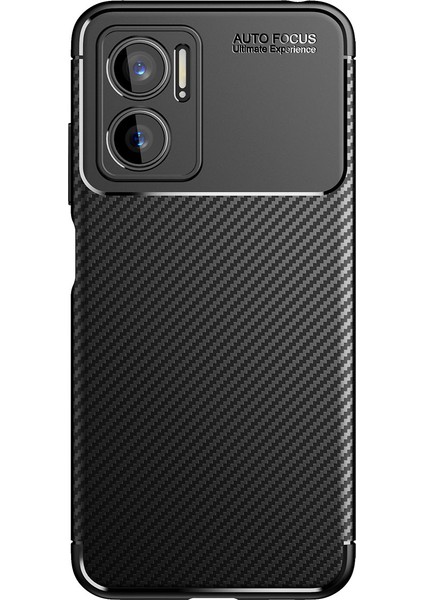 Xiaomi Redmi Note 11E Kılıf Zore Negro Silikon Kapak-Siyah