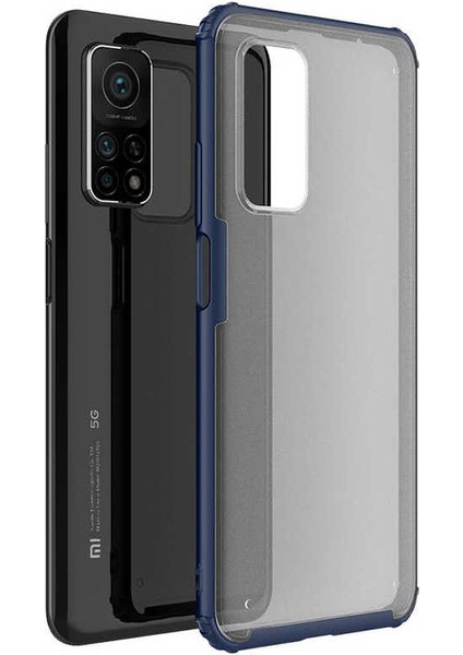 Xiaomi Mi 10T Pro 5g Kılıf Zore Volks Kapak-Lacivert