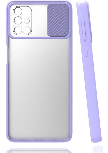 Galaxy A51 Kılıf Zore Lensi Kapak-Lila