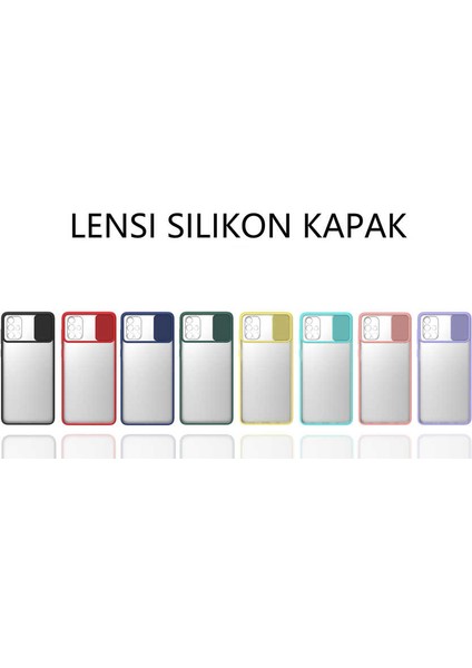 Galaxy A51 Kılıf Zore Lensi Kapak-Lila