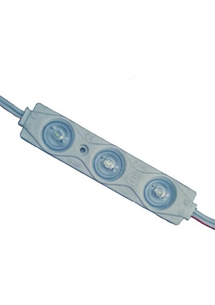 3 Lensli Modül Led Beyaz 12 Volt 1.2 Watt 2835 ( 10 Adet )