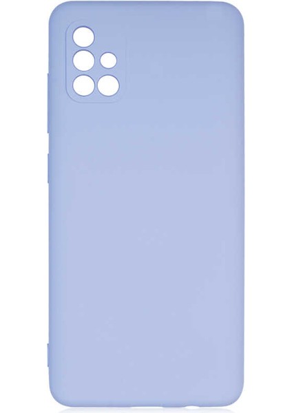 Galaxy A51 Kılıf Zore Mara Laaakan Kapak-Lila