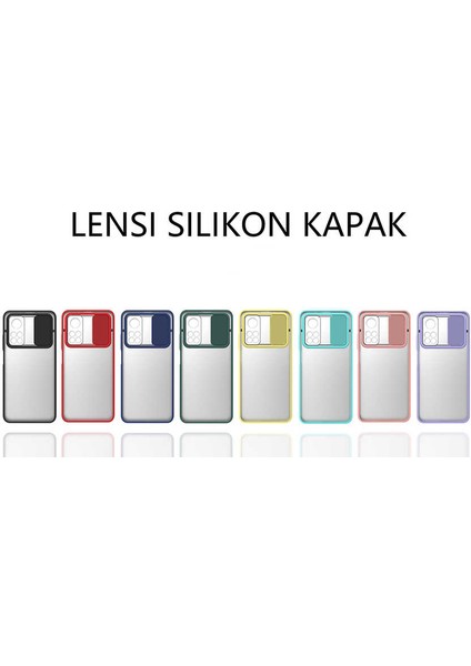 Xiaomi Mi 10T Pro 5g Kılıf Zore Lensi Kapak-Siyah