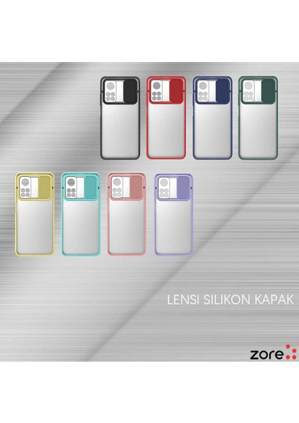 Xiaomi Mi 10T Pro 5g Kılıf Zore Lensi Kapak-Siyah