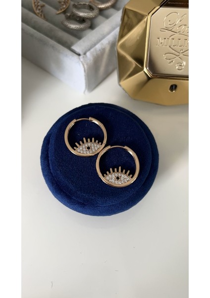 Vip Seri Gold Göz Model Küpe