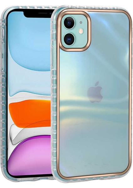 Apple iPhone 11 Uyumlu Desenli Parlayan Transparan Zore Avva Kapak-No6