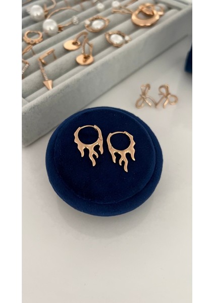 Vip Seri Gold Tasarım Model Küpe