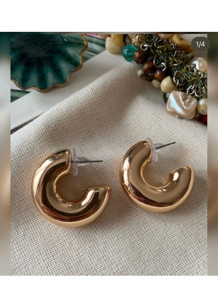 Gold Afra Saraçoğlu (Tombul Halka ) Küpesi fiyatları