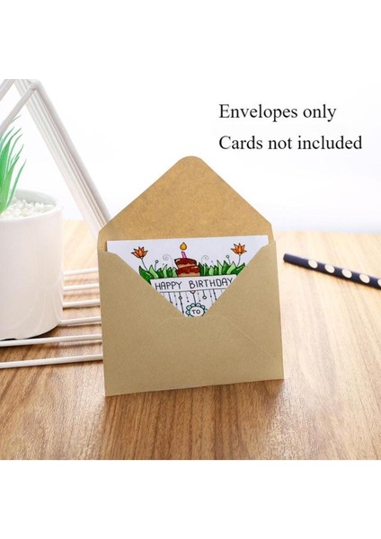 500 Adet 7X9CM Kahverengi Çaycuma Kraft Zarf Düğün Davetiye Lüks Tebrik Kartı Mektup Mühür fırsatları