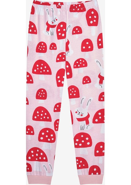 Kız Çocuk Mushroom 2li Çok Renkli Pijama Takımı