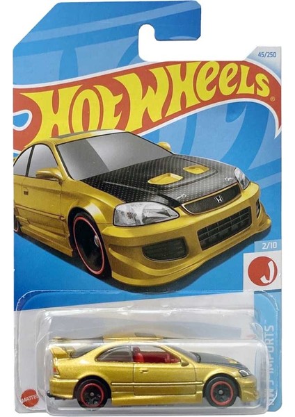 Hot Wheels Honda Civic Si HTC41 - Gold (Uzun Kart)