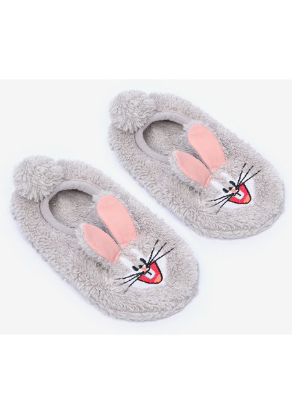 Unisex Çocuk Bugs Bunny Gri Çetik