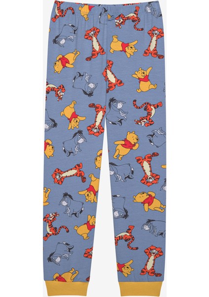 Unisex Winnie And Eeyore Çok Renkli Pijama Takımı