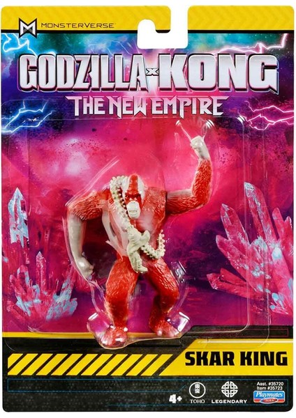 Godzilla ve Kong Mini Figür 8 cm - Skar King