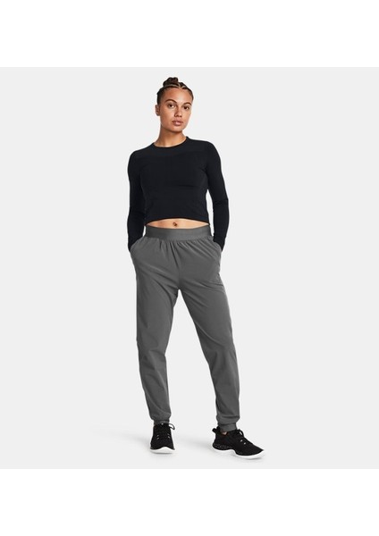 Kadın ArmourSport High Rise Dokuma Eşofman Altı 1382727-014