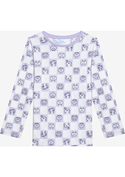 Kız Çocuk Caticorn 2li Çok Renkli Pijama Takımı modelleri